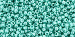 TOHO Round 15/0: TR-15-132 Opaque-Lustered Turquoise, 5g