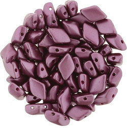 GEMDUO 8x5mm: Pearl Coat - Plum, 36 pcs