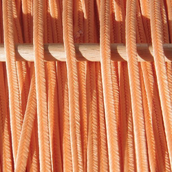 Greek polyester braid 3mm - apricot, 1m