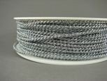 METALLIC CORD TWISTED 2 MM SILVER