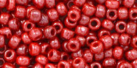 TOHO Round 8/0: TR-08-125 Opaque-Lustered Cherry, 10 g