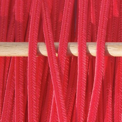 Greek polyester braid 3mm - coral, 1m